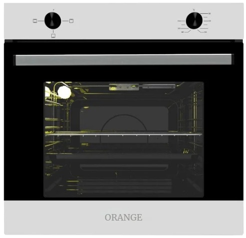 Orange 2 Düğmeli Ekonomik Ankastre Fırın Beyaz
