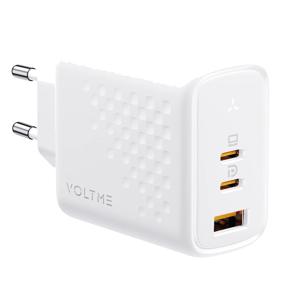 VOLTME V2024 Revo Beyaz 65W CCA GaN Şarj Aleti