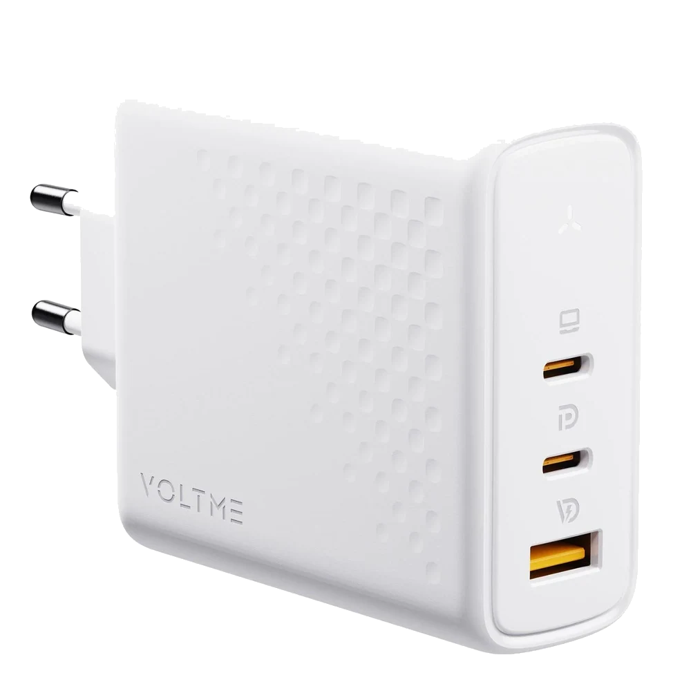 VOLTME V2028 Revo Beyaz 140W CCA GaN Şarj Aleti