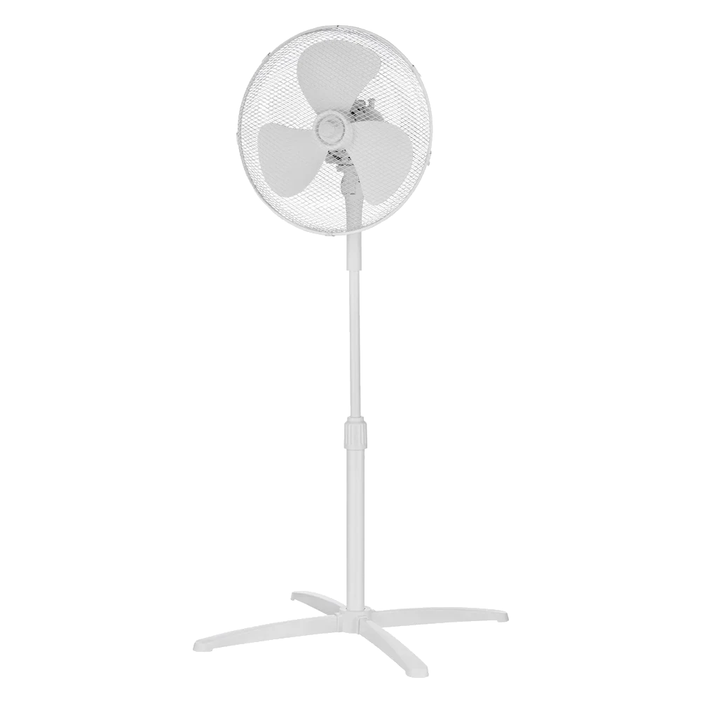Kumtel KTF-290 Beyaz 16 İnç Ayaklı Vantilatör 40 W,3 Kanatlı, 3 Pervaneli, 120 cm Ayarlanabilir Yükseklik