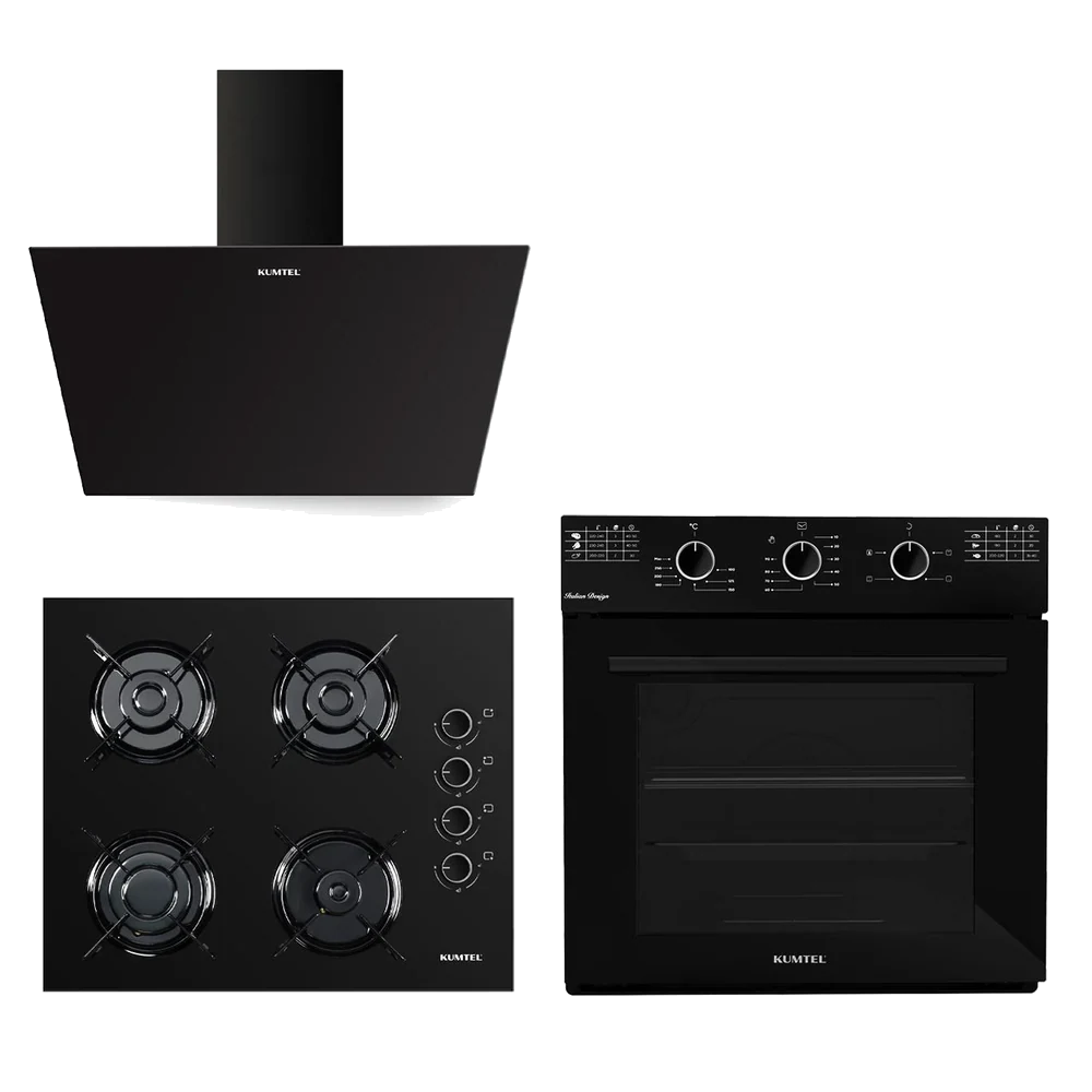 Kumtel Italian Design Plus Cam Ankastre Set