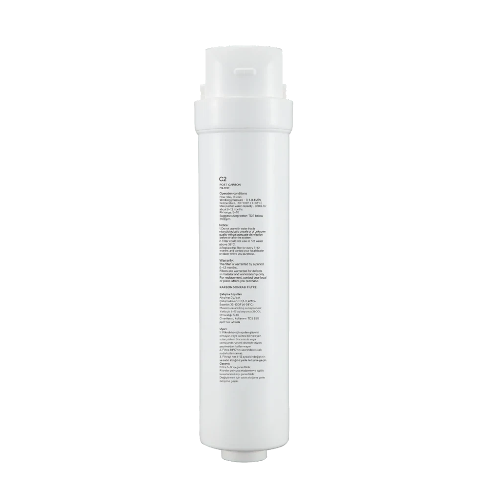 KUMTEL HSA-102 Su Arıtma Cihazı C Filtre (Karbon Sonrası Filtre)