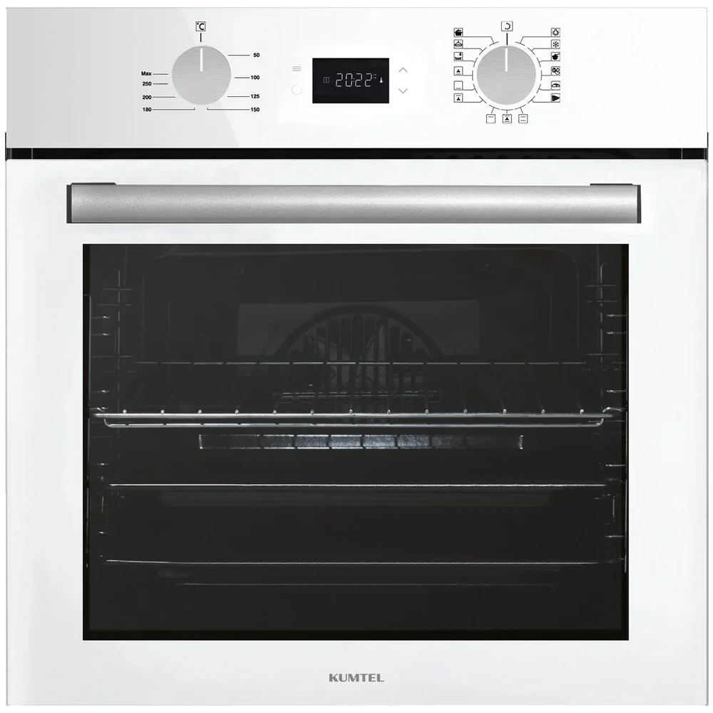 Kumtel Digital Plus Beyaz Ankastre Fırın 15 Prog. B66-SF3(DDT)