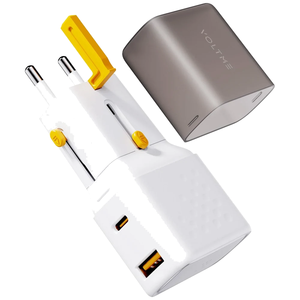 VOLTME F4028 V35 Seyahat Şarj Adaptörü – Beyaz